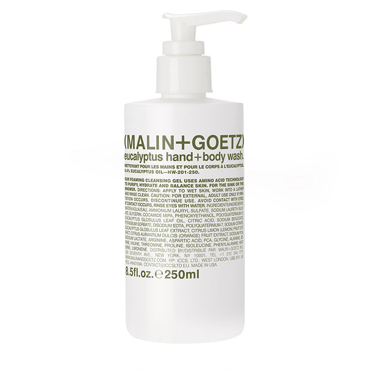 eucalyptus hand+body wash. - 8.5 fl.oz.
