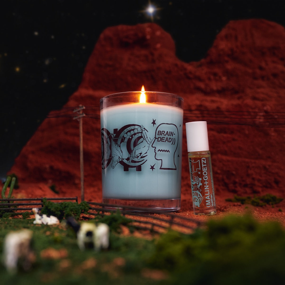 BRAIN DEAD x MALIN+GOETZ leather perfume oil.
