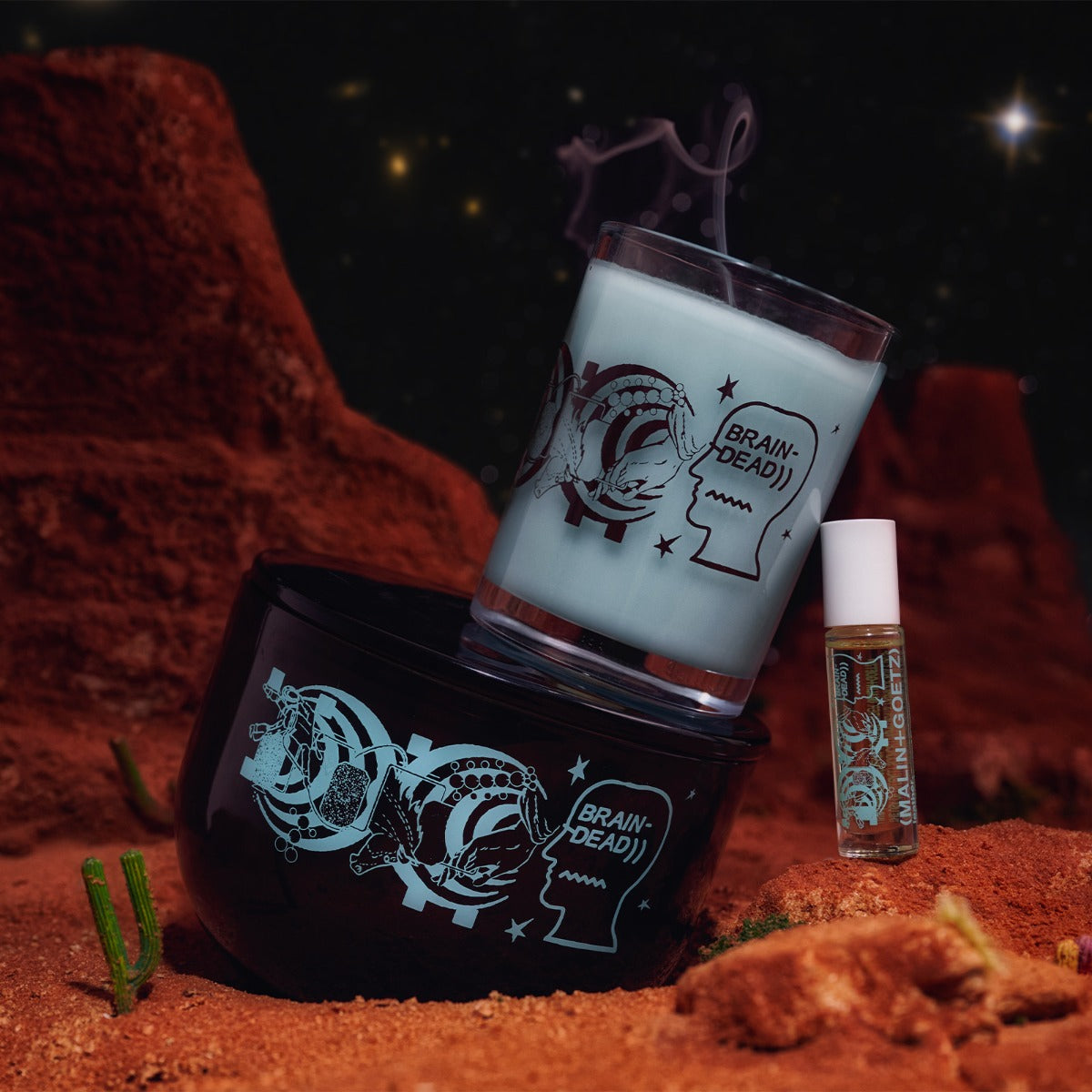 BRAIN DEAD x MALIN+GOETZ leather perfume oil.
