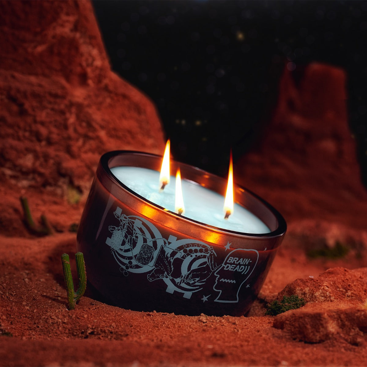 BRAIN DEAD x MALIN+GOETZ leather candle.