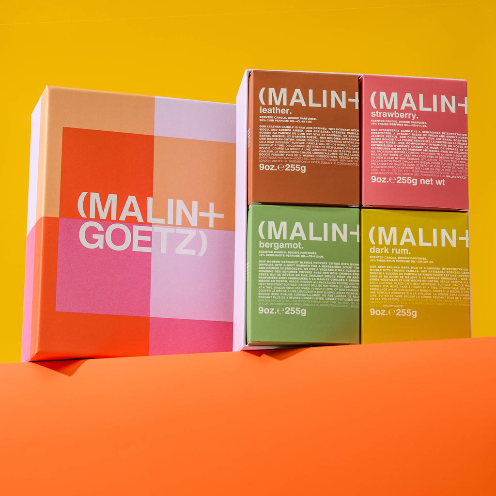 design a 4-piece candle set to customize a scent for the home. gift the personalized set or scent your own space for the holiday season. includes four full-size 9 oz candles