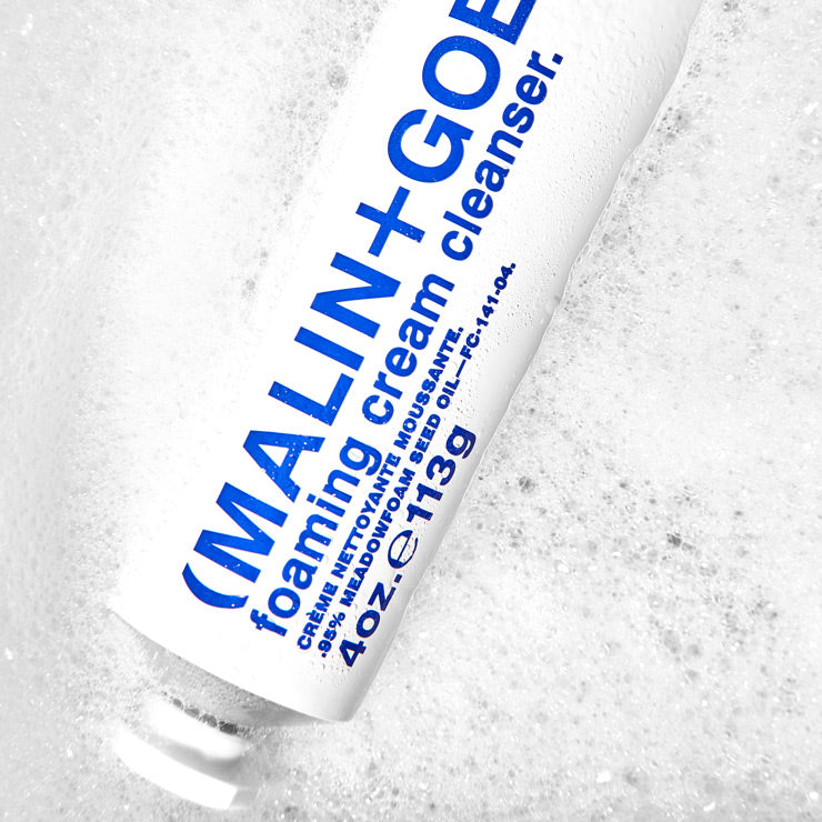 foaming cream cleanser.