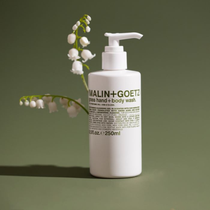 grass hand+body wash.