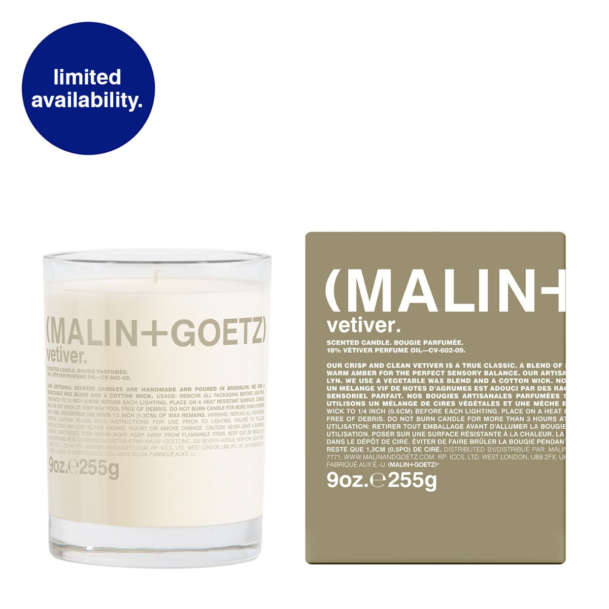 vetiver candle.